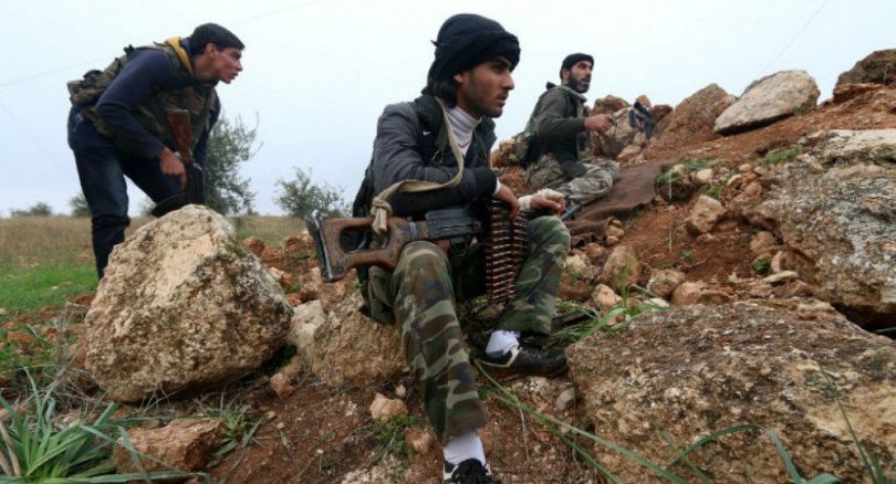Militantes del grupo Frente al Nusra