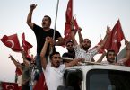 Partidarios del presidente turco, Recep Tayyip Erdogan