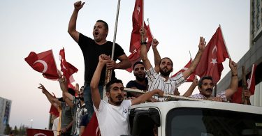 Partidarios del presidente turco, Recep Tayyip Erdogan