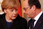 Angela Merkel y Francois Hollande