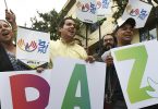 Manifestacion pacifica en Colombia