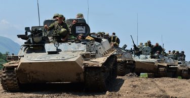 Maniobras del ejercito ruso