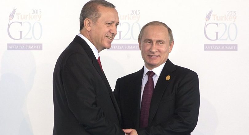 Recep Tayyip Erdogan y Vladimir Putin