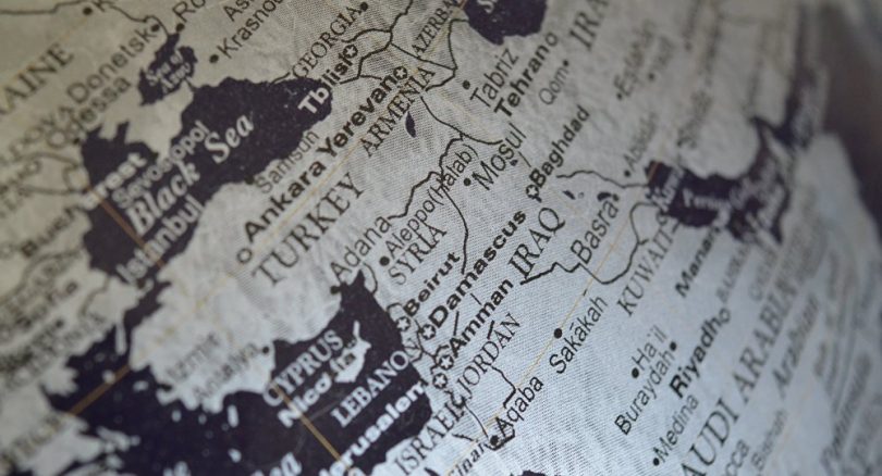 Siria en el mapa