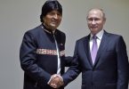 Evo Morales y Vladimir Putin